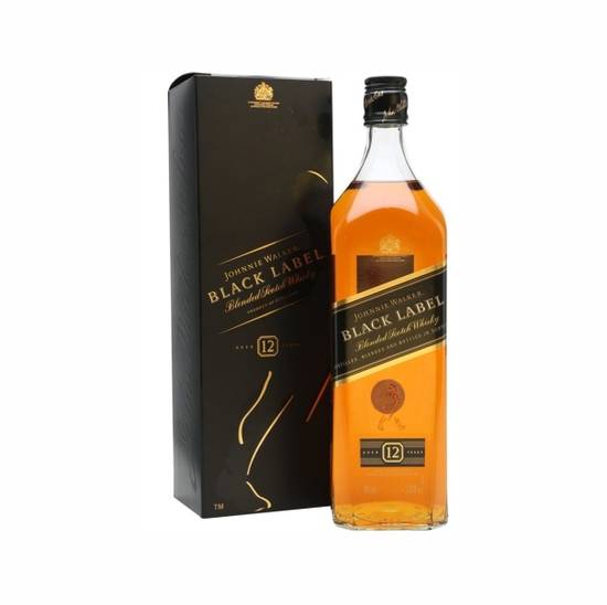 Whisky Johnnie Walker Black Label 750 mL