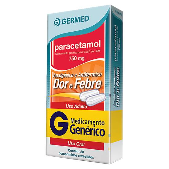 Ems paracetamol 750mg (20 comprimidos)