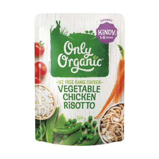Only Organic Vegetable & Chicken Risotto 220g