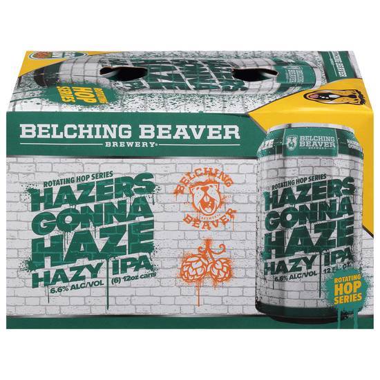 Belching Beaver Brewery Hazers Gonna Haze Hazy Ipa Beer (6 ct, 12 fl oz)