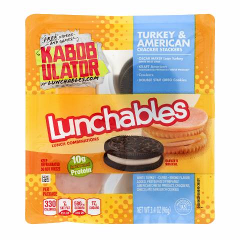 Turkey & American Cracker Stackers Lunchables 3.4oz