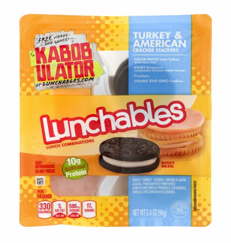 Turkey & American Cracker Stackers Lunchables 3.4oz