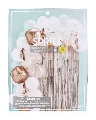 Spritz Age 8y+ Large Balloon Decor Kit, Rose Gold (78 ct)