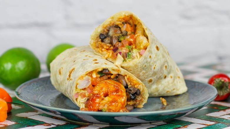 Spicy Shrimp Burrito