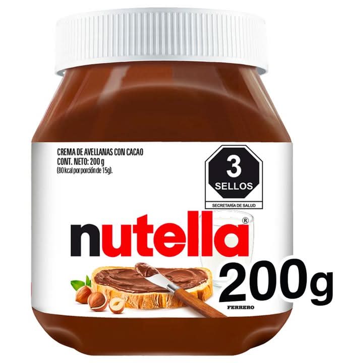 Nutella · Crema de avellanas con cacao (200 g)