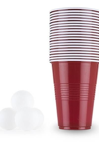 TRUE Beer Pong Kit (16oz plastic bottle)