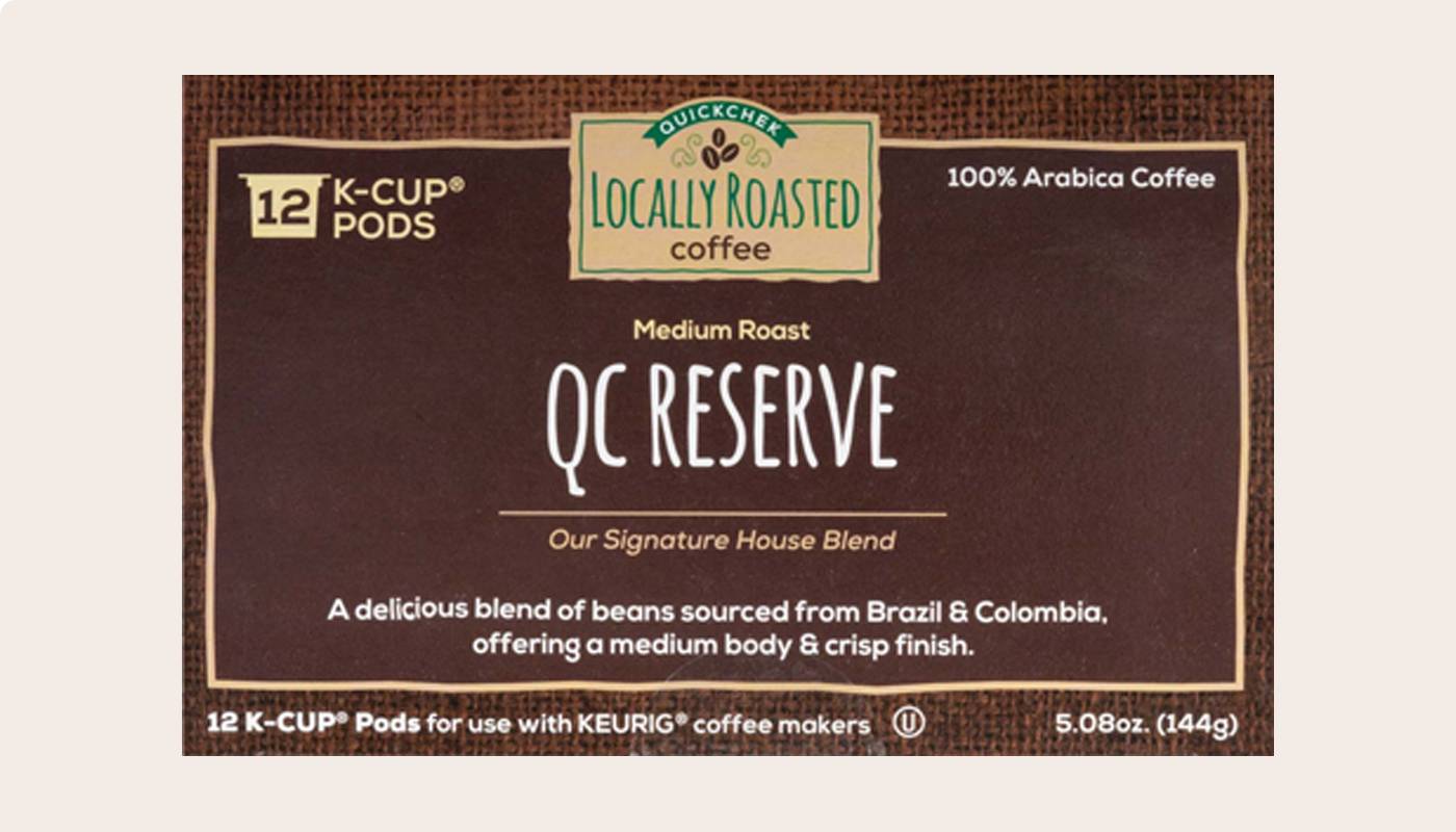 QC Reserve Blend K-Cups