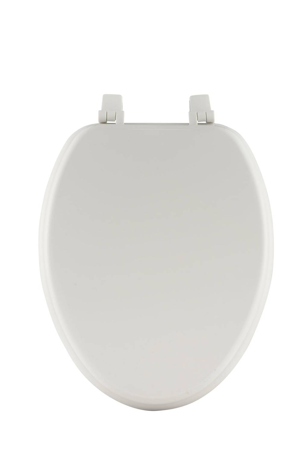 Project Source Wood White Elongated Toilet Seat | HY-D22