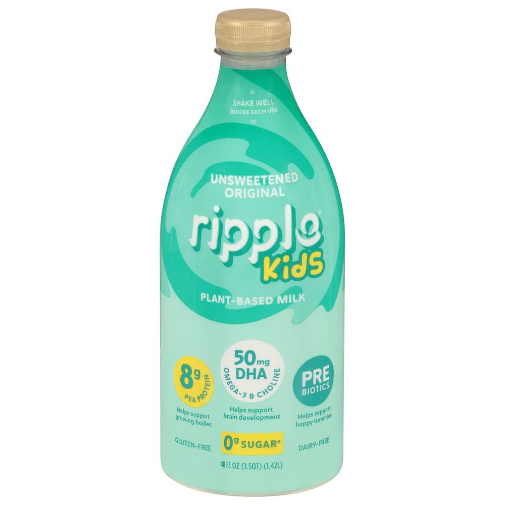 Ripple Kids Unsweetened Original Plant-Based Milk