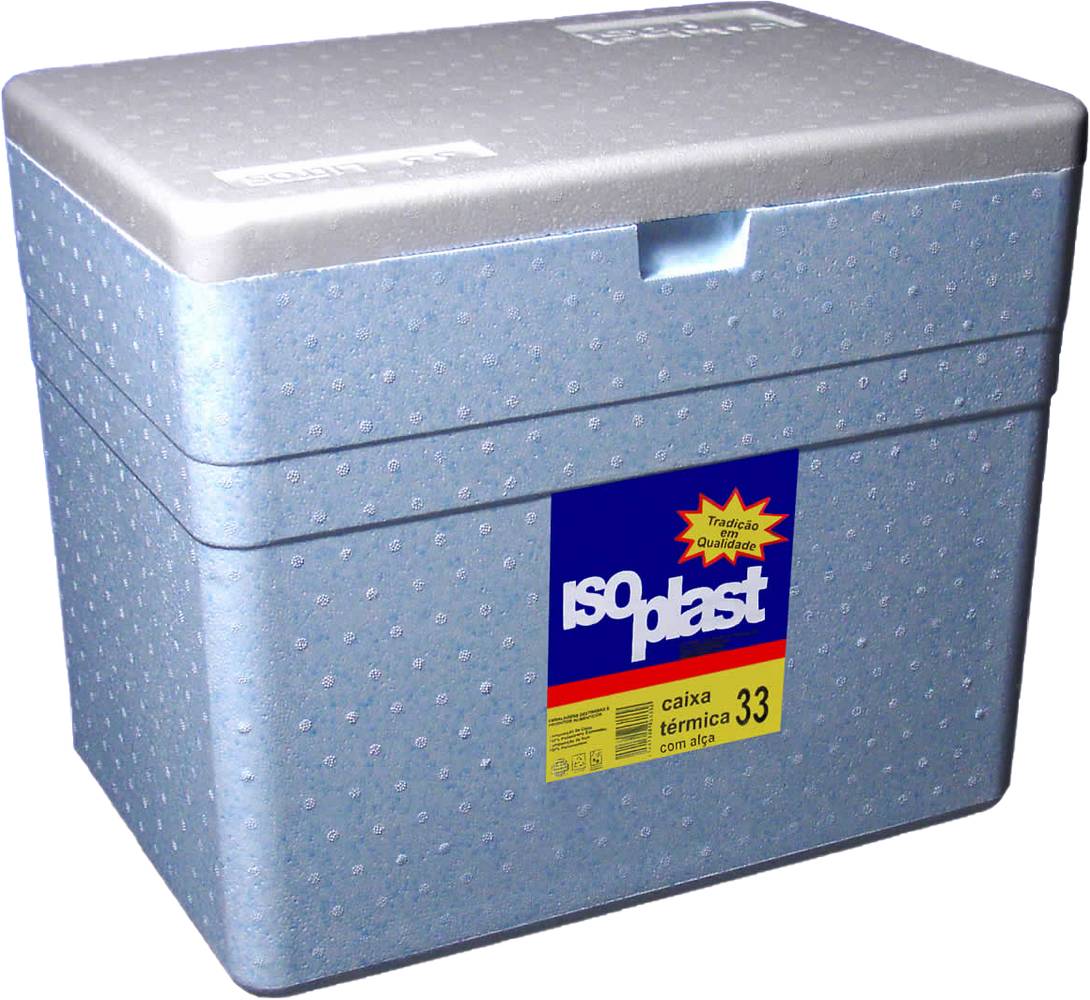 Isoplast caixa térmica de isopor (33 l)
