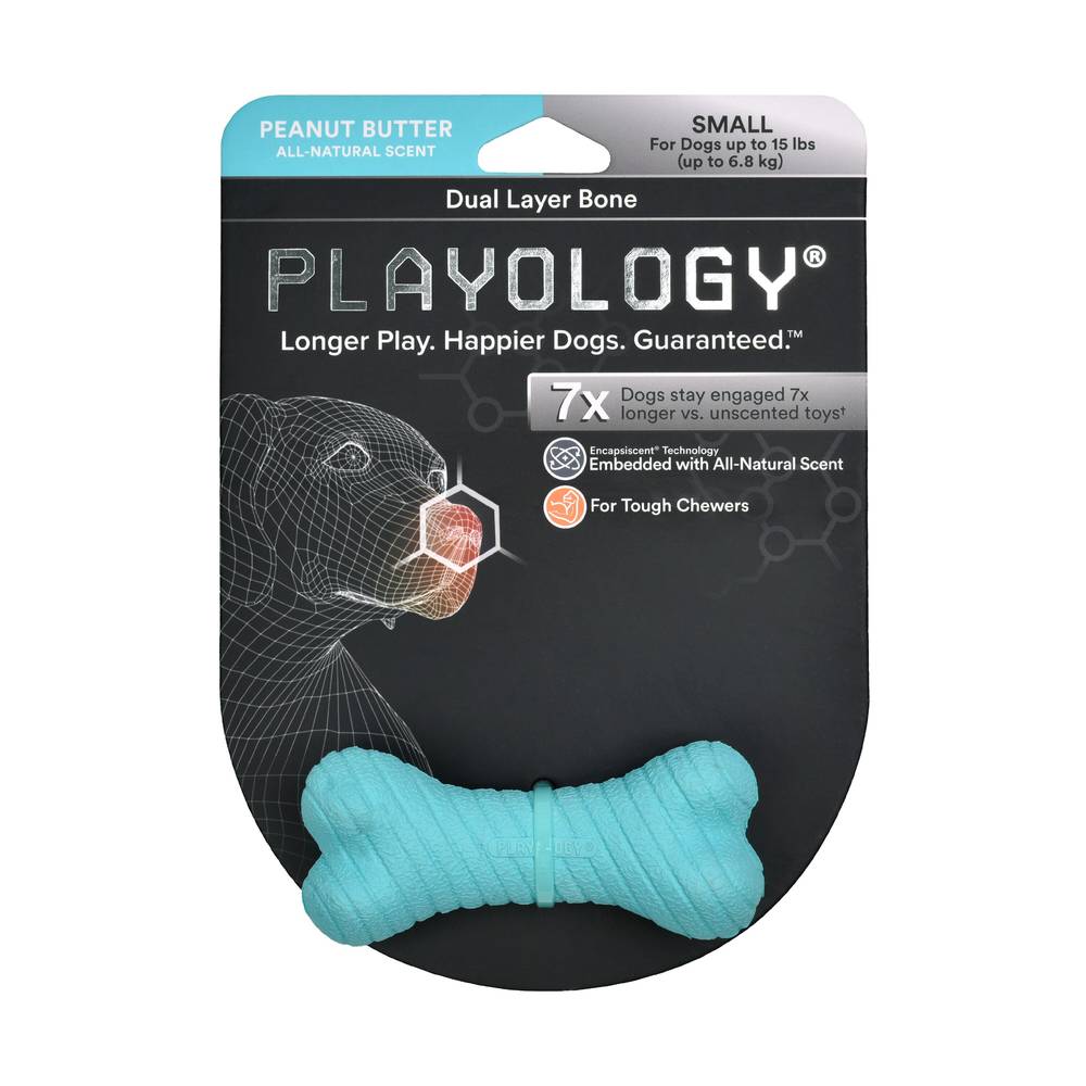 Playology Dual Layer Bone, Small, Assorted