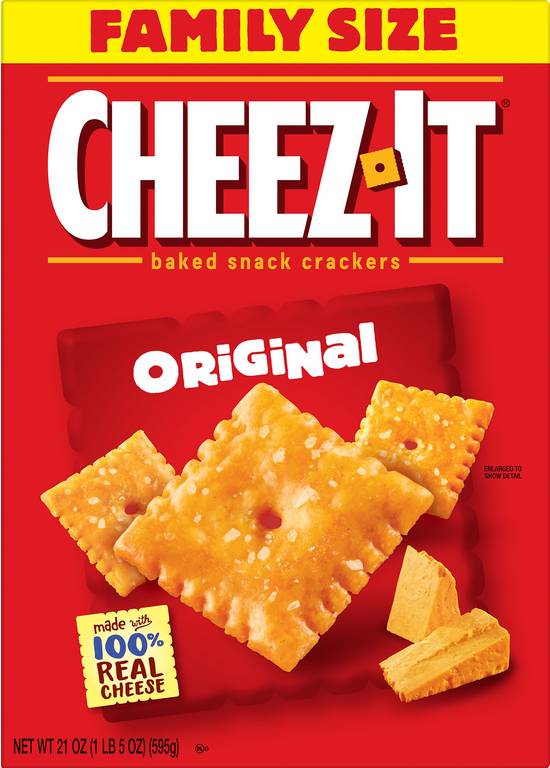 Cheez-It Original Baked Snack Crackers Family Size