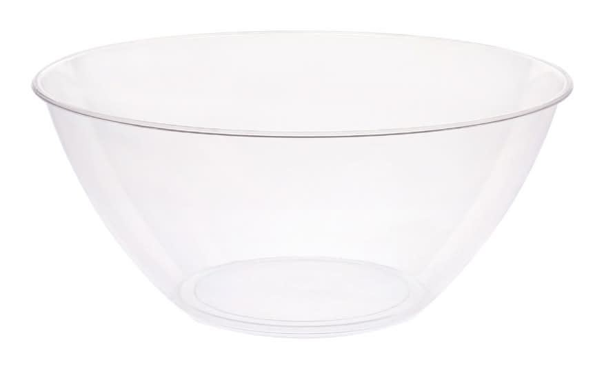 Artland Clear Plastic Bowl, 11.2x11.2 in