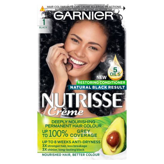 Garnier Nutrisse Black Permanent Hair Dye