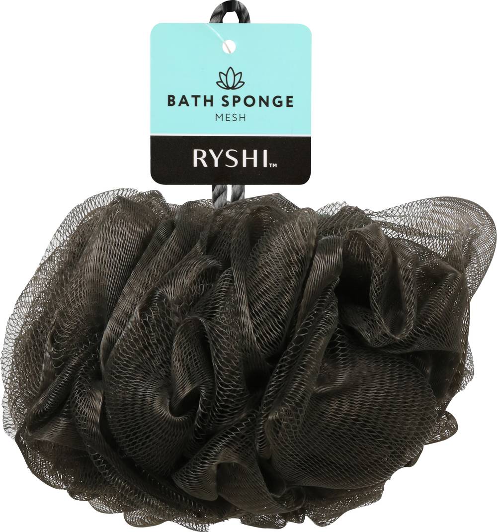 Ryshi Bath Sponge Charcoal Net