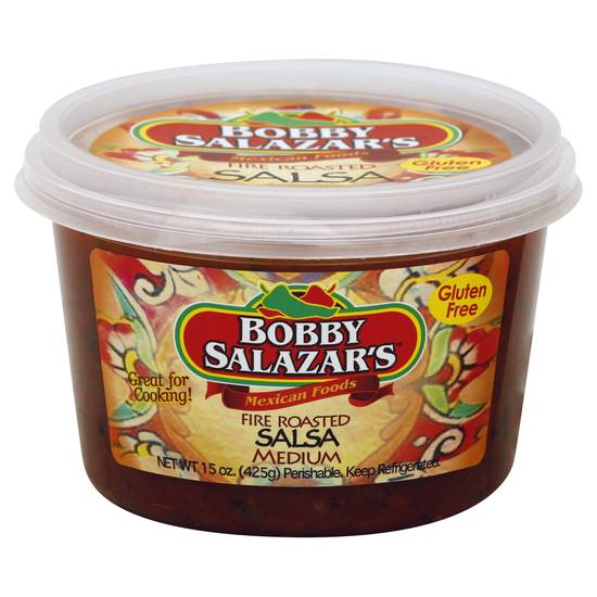 Bobby Salazar's Gluten Free Medium Fire Roasted Salsa