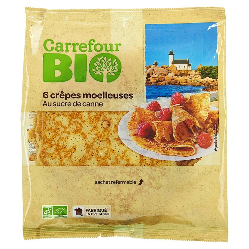 Carrefour Bio - Crêpes bio au sucre de canne