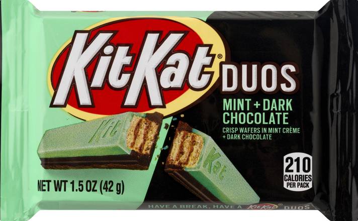 Kit Kat Duos Mint + Dark Chocolate Crisp Wafers