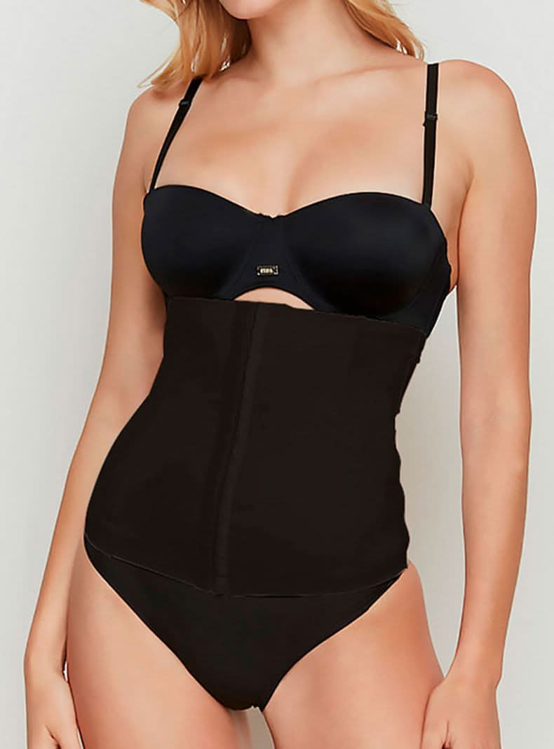 Intime · Faja cinturilla micrifibra - s - Negro