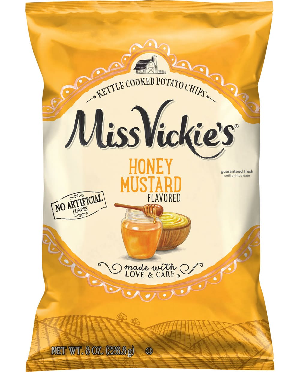 Miss Vickie's Kettle Cooked Potato Chips, Honey Mustard (8 oz)