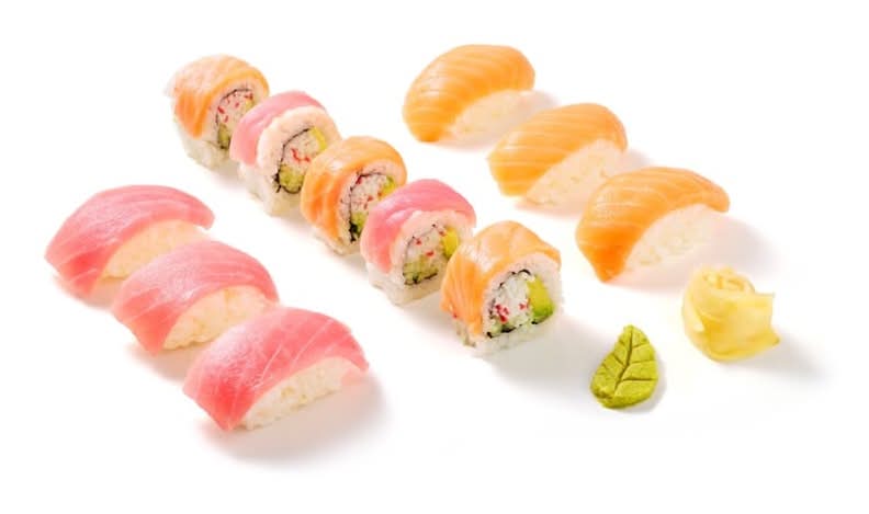 Rainbow Combo Sushi