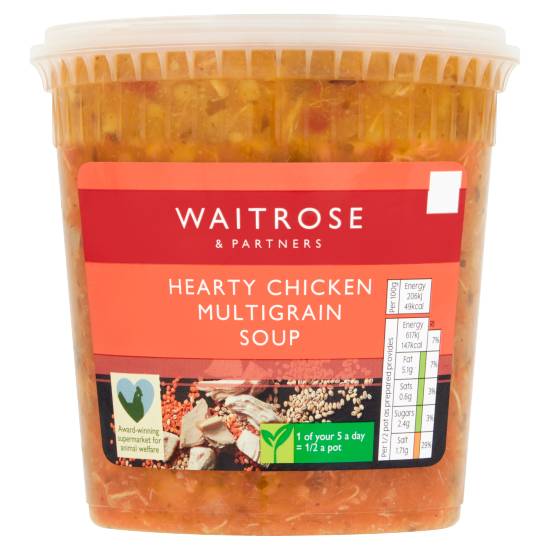 Waitrose & Partners Hearty Chicken Multigrain Soup