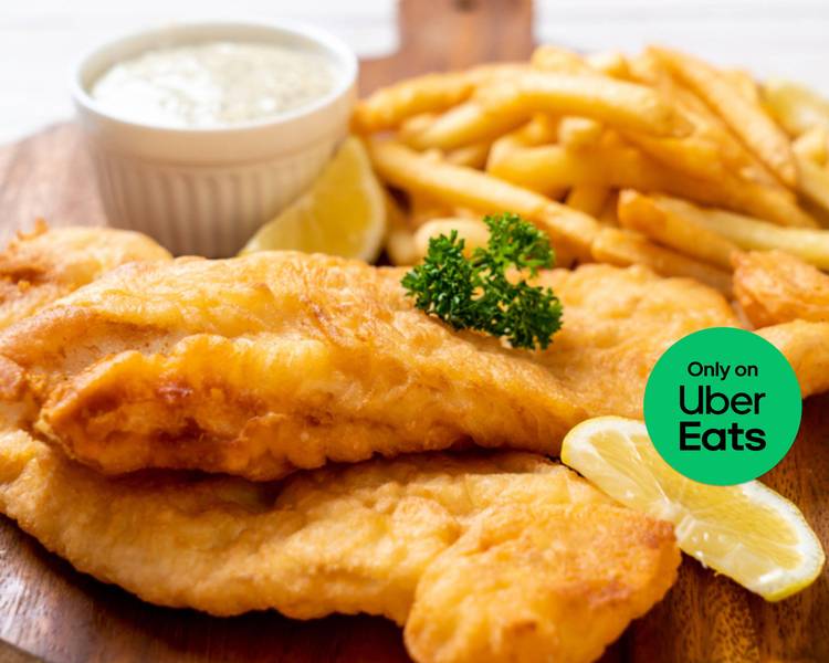 Fish & chips delivery near me Uber Eats
