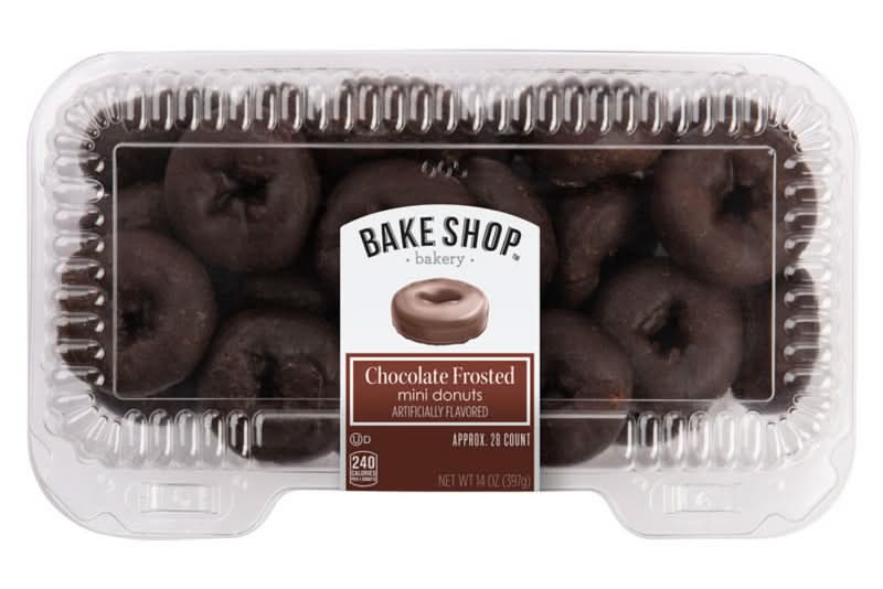 Bake Shop Mini Donuts, Chocolate Frosted (14 oz)