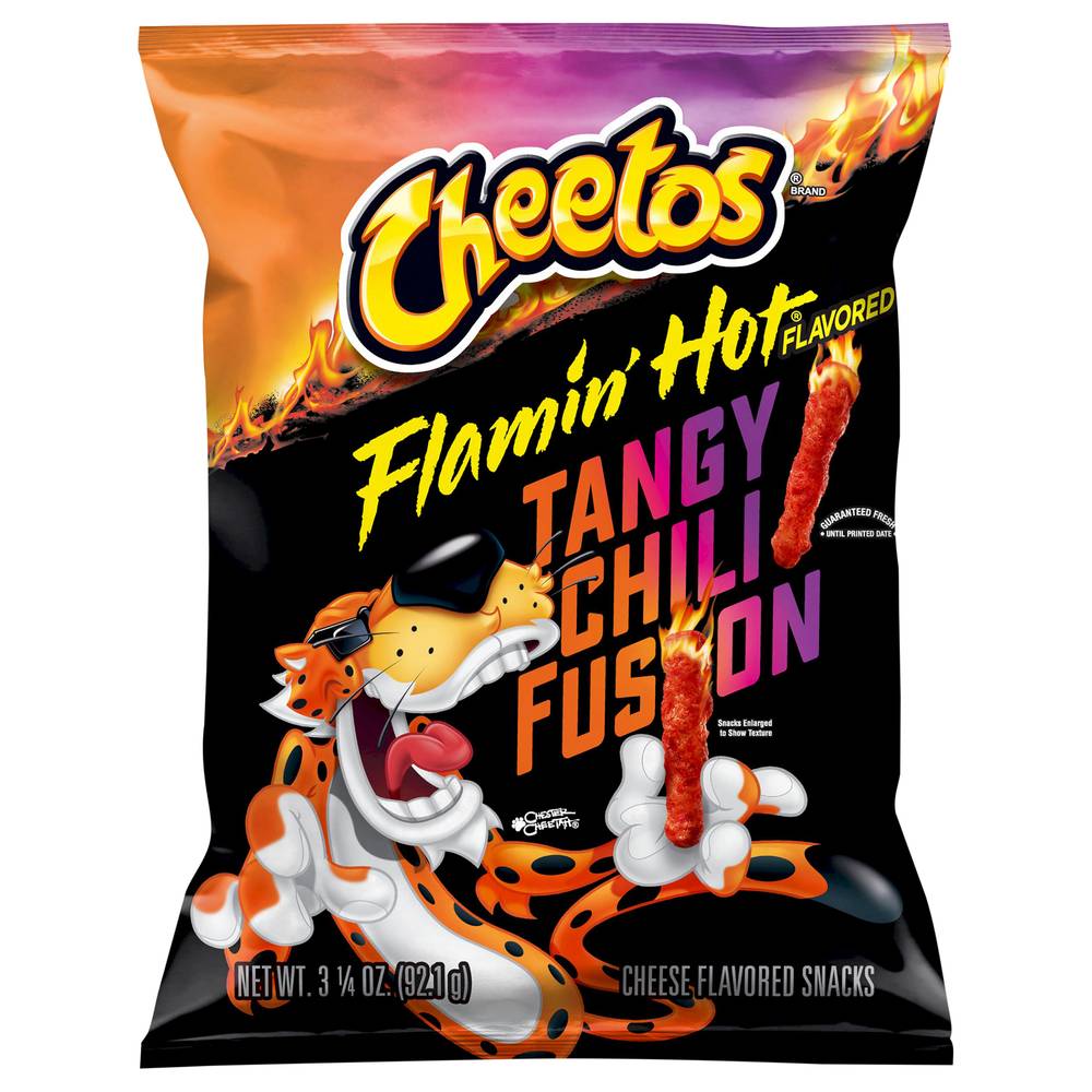 Cheetos Tangy Chili Fusion, Flamin' Hot-Cheese (3.3 oz)