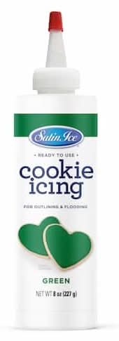 Satin Ice Ready To Use Cookie Icing, Vanilla, Green