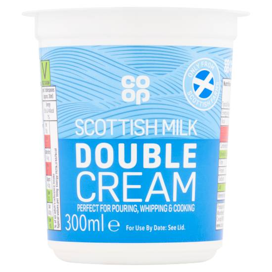 Co-Op Scottish Double Cream 300ml