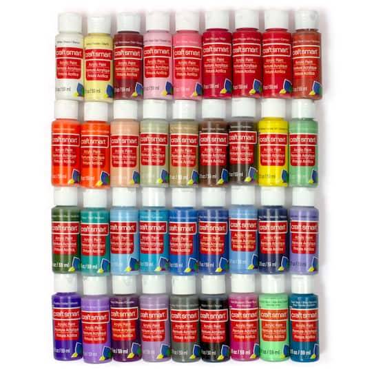 Craft Smart 36 Color Acrylic Paint Value Set, Assorted (36 ct)