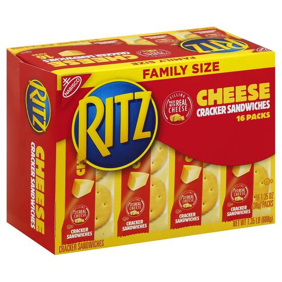 Ritz Family Size Cheese Crackers (16 packs)