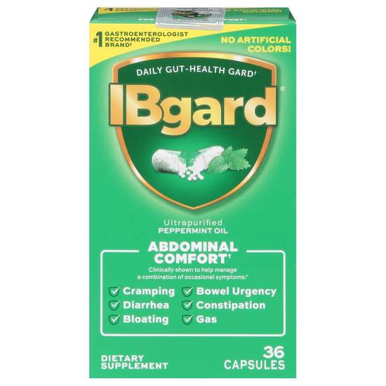 Ibgard Peppermint Oil Abdominal Comfort Capsules