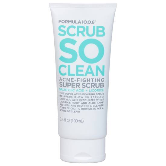 Formula 10.0.6 Scrub So Clean Acne Fighting Super Scrub