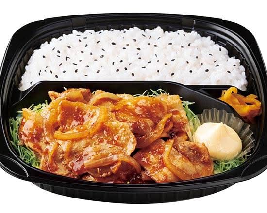 生姜焼��き弁当～3種のおろし使用だれ～ Ginger-fried pork lunch box ～3 kinds of grated sauce～