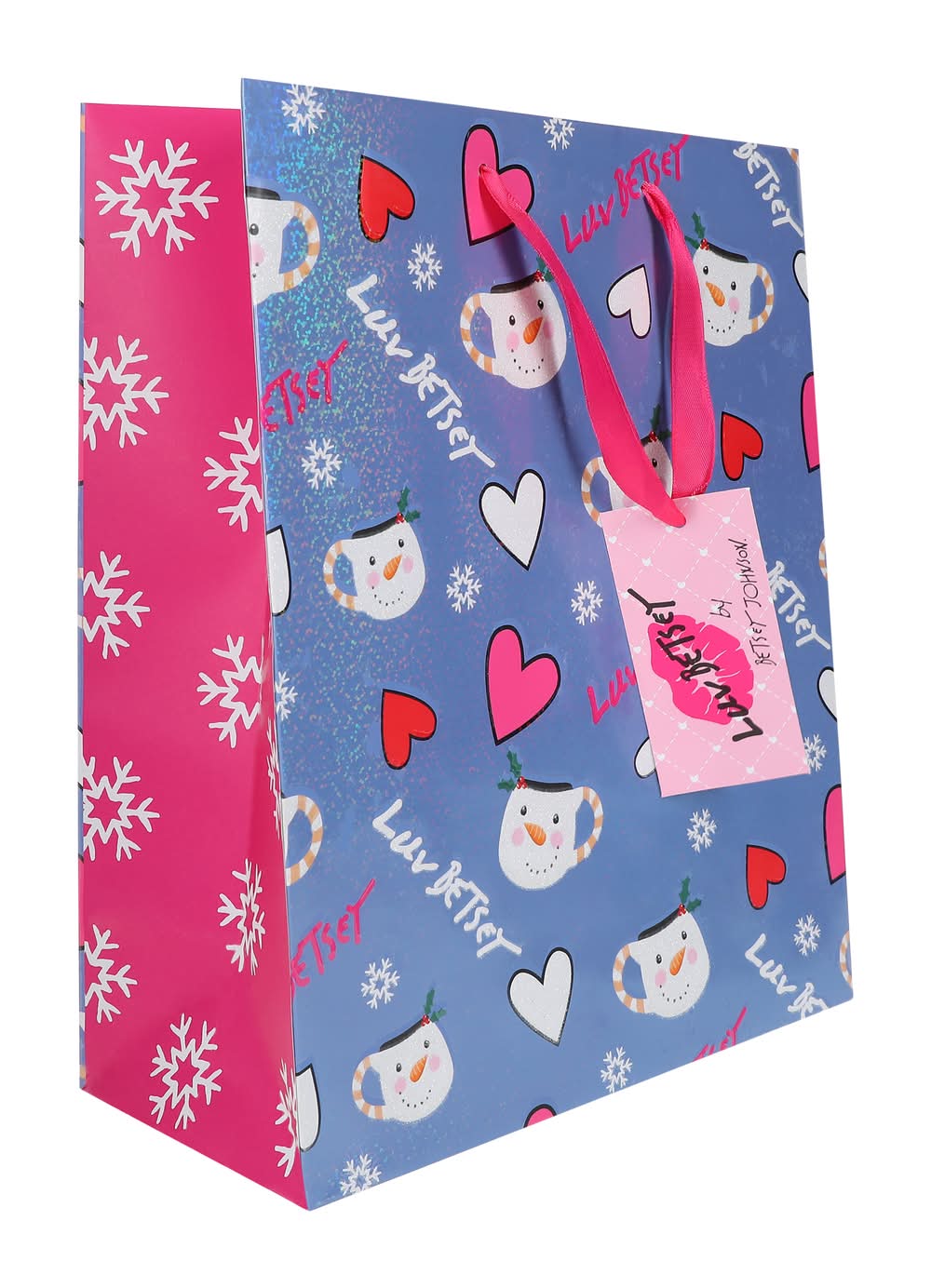 Luv Betsey By Betsey Johnson Christmas Gift Bags Snowman
