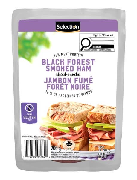 Selection jambon fumé forêt noire - black forest smoked ham