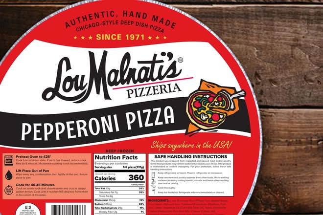 Small Frozen Deep Dish Pepperoni