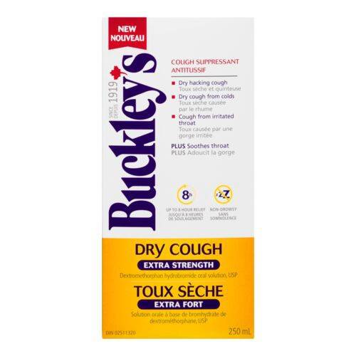 Buckley Extra Strength Dry Cough Cold Syrup (250 g)