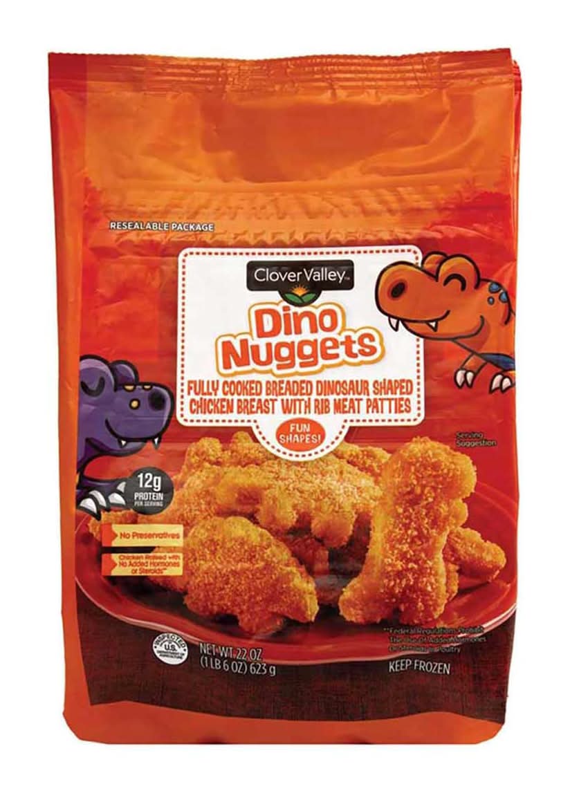 Clover Valley Fully Cooked Dino Nuggets (22 oz)