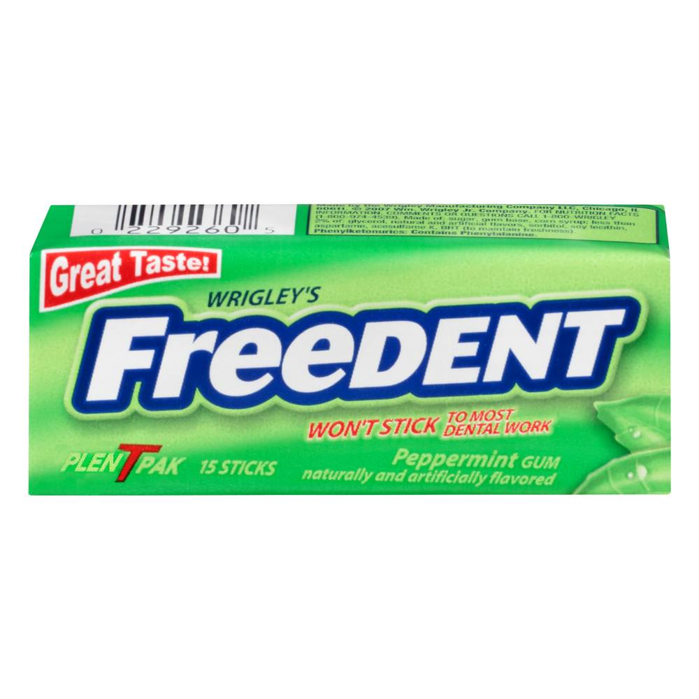 Freedent Plentpak Peppermint Gum (3.2 oz)