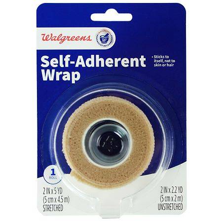 Walgreens Self-Adherent Wrap Tan 2 Inch