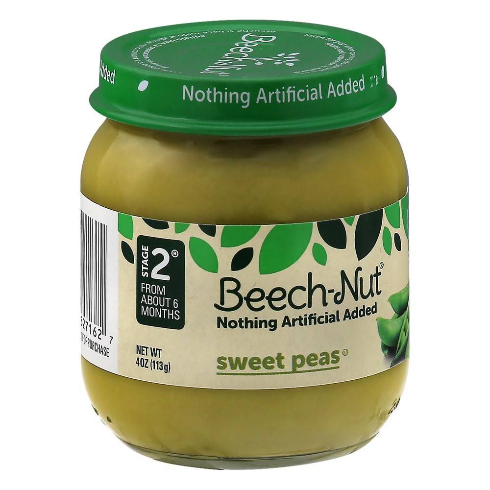 Beech-Nut Stage 2 Baby Food (sweet peas)