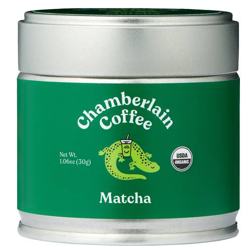 Chamberlain Coffee Organic Matcha Japanese Green Tea Powder Vegan Gluten-Free (1oz container)
