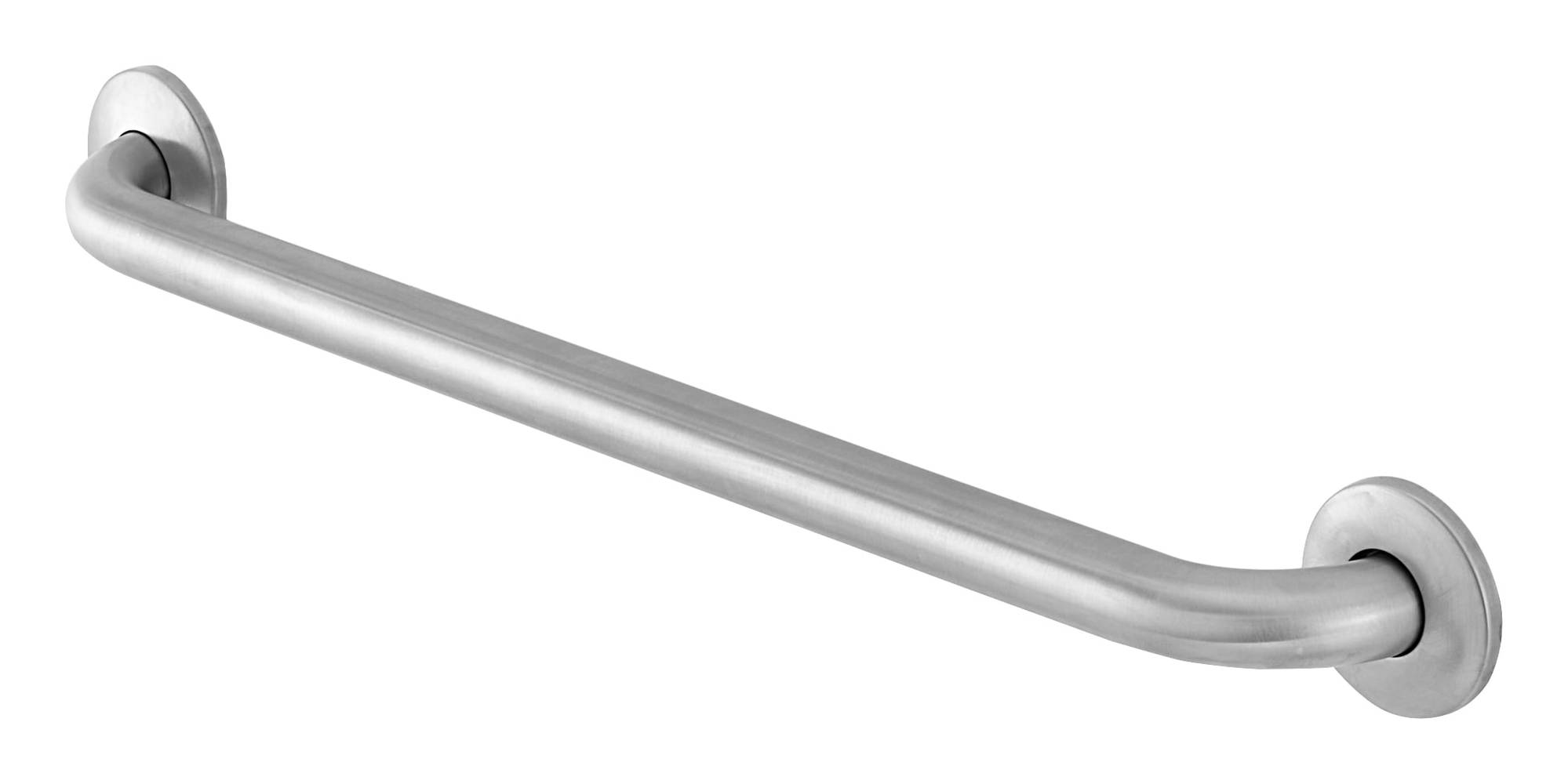 Project Source Concealed Screw 24-in Stainless Wall mount ADA Compliant Grab Bar ( 500-lb Weight Capacity ) | GB-8022401