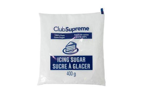 Club supreme · Icing sugar - Sucre a glace