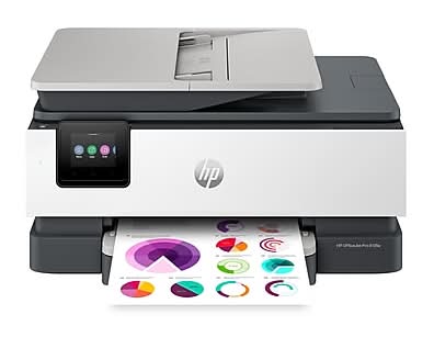 HP OfficeJet Pro 8135e Wireless Color All-In-One Printer, Scan, Copy, Fax, 3 Months Free Instant Ink, AI Enabled (40Q35A)