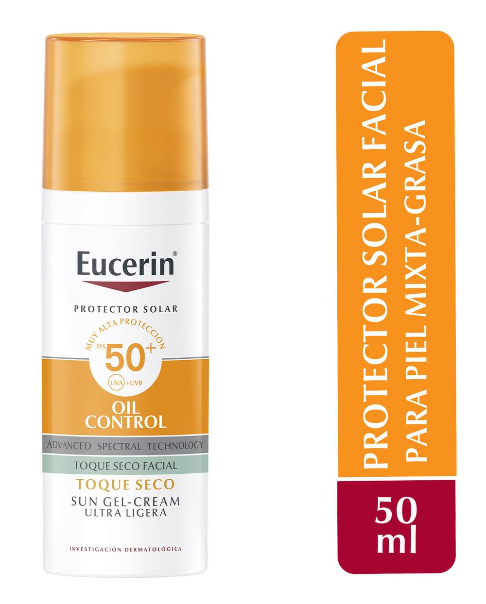 Eucerin · Protector solar facial oil control fps 50+ (50 ml)