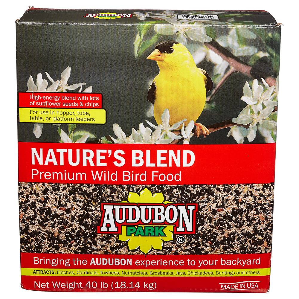 Audubon Park Nature's Blend Premium Wild Bird Food, 40 lbs